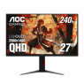 AOC Q27G4ZD 27" QD OLED Gaming Monitor, QHD 2560 x 1440, 240Hz 0.03ms, HDMI 2.0 x2, Display Port x2, G-Sync Compatible, Console Gaming Ready, 3-Year Zero-Bright-Dot